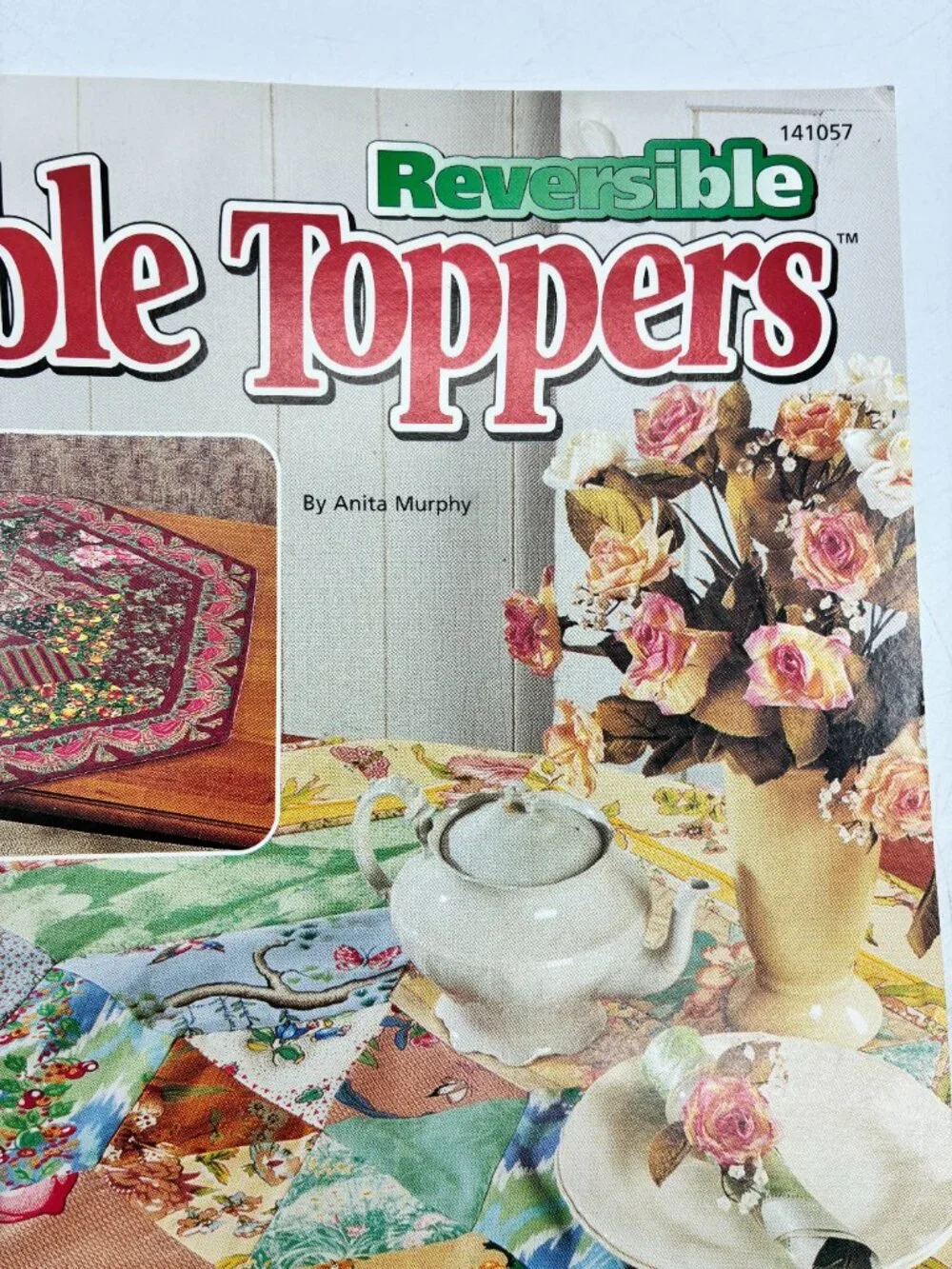 Reversible Table Toppers Magazine Quilting Sewing Craft Pattern Book Anita